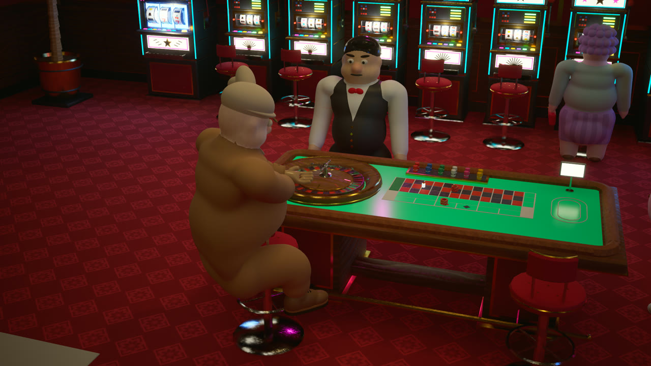 A robber at the roulette table